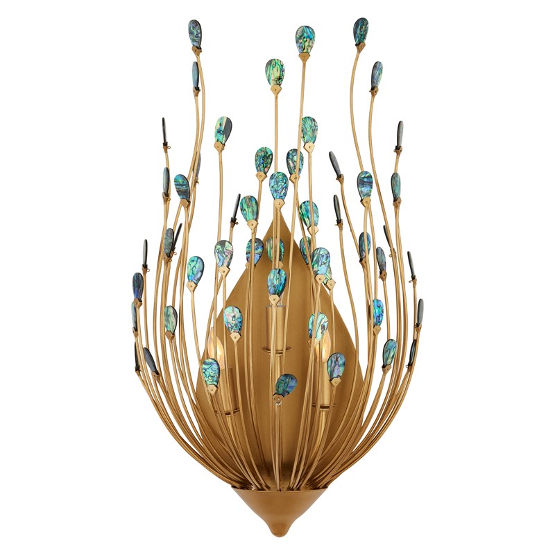 The teardrop-shaped Wall Sconces