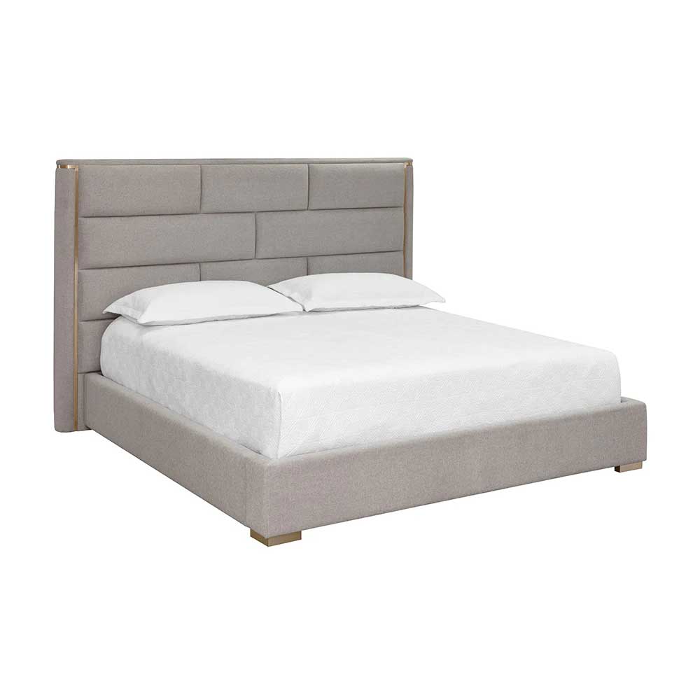 Contemporary king bed