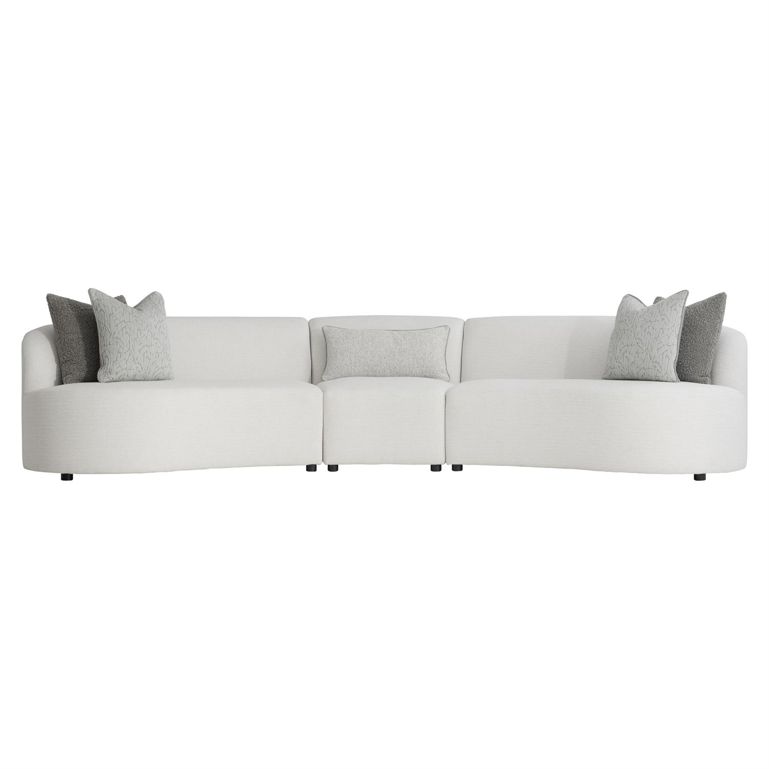 Fabric Sectional White