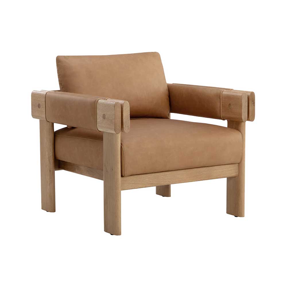 Leather Lounge Chair - Sun
